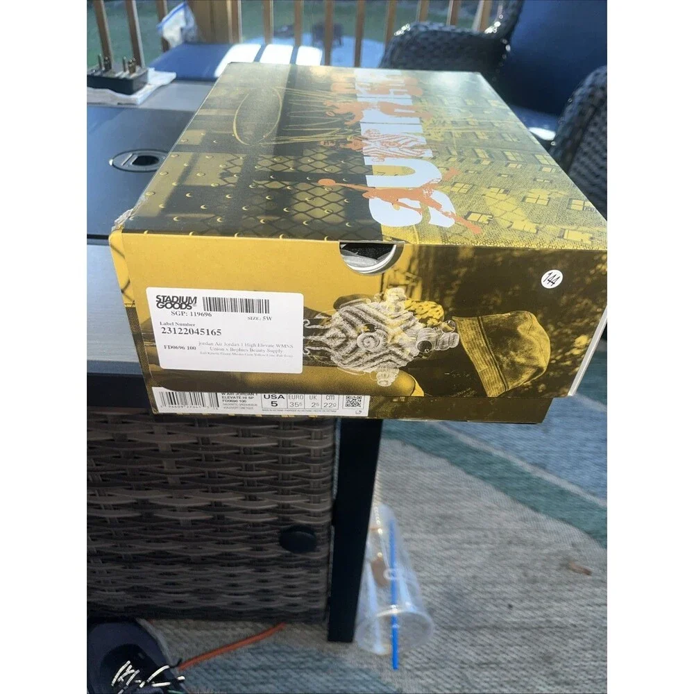 Size 5 - Union LA x Bephie's Beauty Supply x Air Jordan 1 Elevate SP 'Summer of - Picture 6 of 13